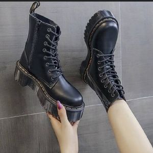 Dr. Marten Style Platform Boots